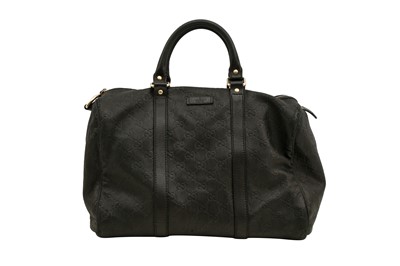 Lot 223 - Gucci Black Joy Guccisima Boston Bag