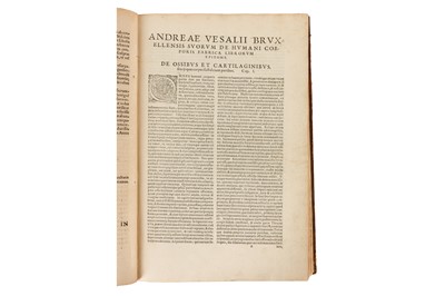 Lot 74 - Vesalius. Anatomia Viri in hoc Genere Princip. 1617