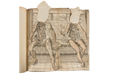 Lot 74 - Vesalius. Anatomia Viri in hoc Genere Princip. 1617