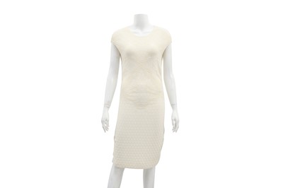 Lot 316 - Alexander McQueen Cream Textured Knit Dress