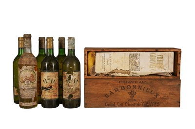 Lot 35 - BORDEAUX, DRY WHITE 1970 CHATEAU CARBONNIEUX, SWEET WHITE 1983 CHATEAU DOISY DAENE BLANC 8x75cl