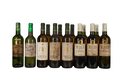 Lot 36 - BORDEAUX, DRY WHITE 2009 - 2015 VINTAGES 13x75cl