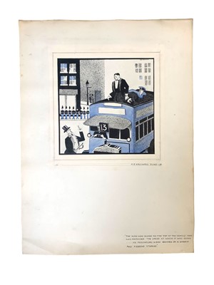 Lot 213 - Halliwell (Albert Edward) Twelve ‘Illustrations to Napoleon of Notting Hill’ (G. K. Chesterton)