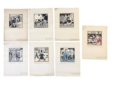 Lot 213 - Halliwell (Albert Edward) Twelve ‘Illustrations to Napoleon of Notting Hill’ (G. K. Chesterton)