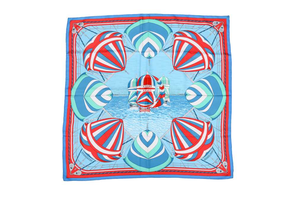 Lot 3 - Hermes 'Spinnakers' Silk Scarf 90