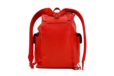 Lot 150 - Louis Vuitton x Supreme Red Epi Christopher Backpack