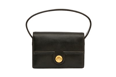 Lot 341 - λ Hermes Black Lizard Princess Mini Bag