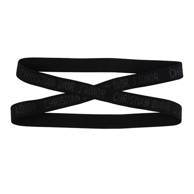 Lot 550 - Christian Dior Black J'adior Headband