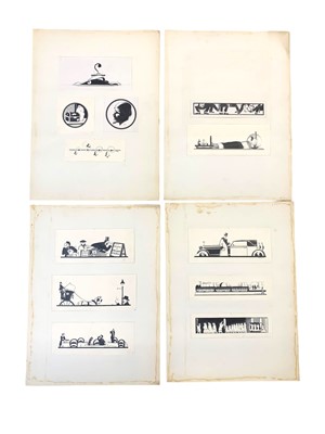 Lot 211 - Halliwell (Albert Edward) Thirty-two ‘Illustrations to Buried Alive’ (Arnold Bennett)