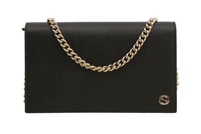 Lot 367 - Gucci Black Betty Wallet On Chain