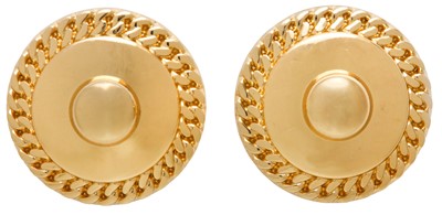 Lot 52 - Burberry Chain Link Clip On Earrings