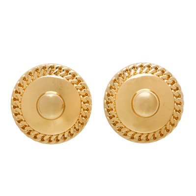 Lot 517 - Burberry Chain Link Clip On Earrings