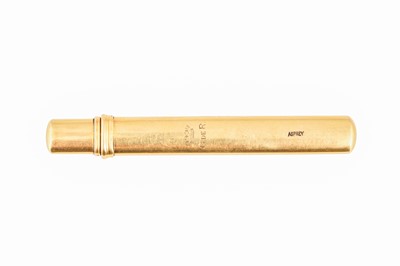 Lot 147 - AN 18CT GOLD ASPREY PENCIL HOLDER