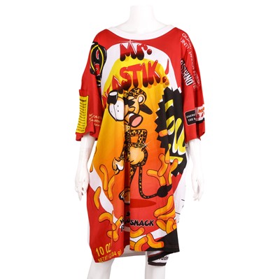 Lot 651 - Moschino Couture 'Mr Funtastik' Oversized T-Shirt Dress - OS