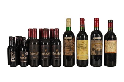 Lot 107 - BORDEAUX, RED MIXED VINTAGES 4x50cl, 7x37.5cl