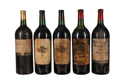 Lot 114 - BORDEAUX, RED MIXED VINTAGES INCLUDING ST EMILION GRAND CRU MAGNUMS 5x1.5l