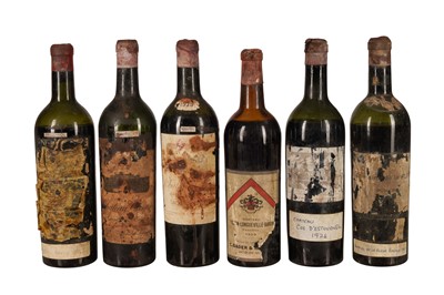 Lot 115 - BORDEAUX, RED MIXED VINTAGES MAINLY 1929 6x75cl