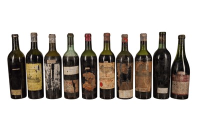 Lot 116 - BORDEAUX, RED MIXED VINTAGES (1934, 1937, 1945) INCLUDING 1945 GRAND VIN DU LEOVILLE LAS CASES 10x75cl