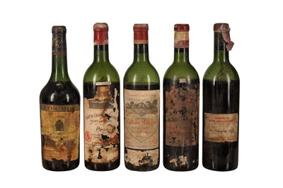 Lot 79 - BORDEAUX, RED 1961-62 MIXED WINES 5x75cl