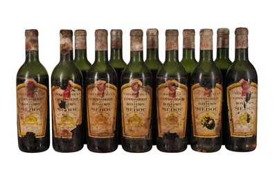 Lot 76 - BORDEAUX, RED 1961 CUVEE DE LA COMMANDERIE DU BONTEMPS 12x75cl