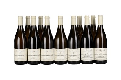 Lot 152 - BURGUNDY, WHITE 2001 CHASSAGNE MONTRACHET 1er CRU VIDE DE BOURS, LES BURGONDES 11x75cl