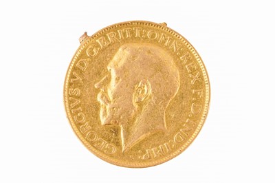 Lot 118 - A GEORGE V SOVEREIGN DATED 1927, PREVIOUSLY MOUNTED