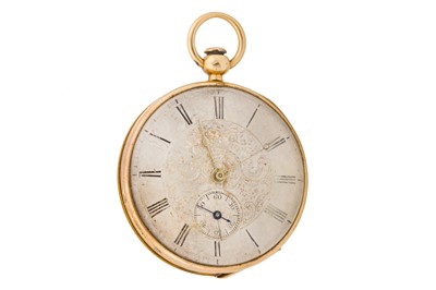 Lot 146 - A 19th Century Open-Faced Pocket Watch