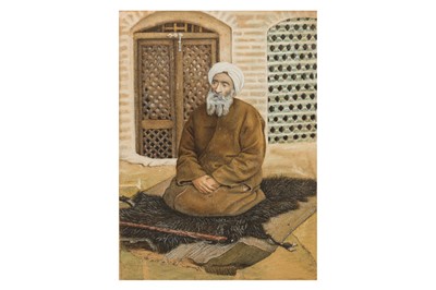 Lot 392 - A late 19th Century painting of gentleman