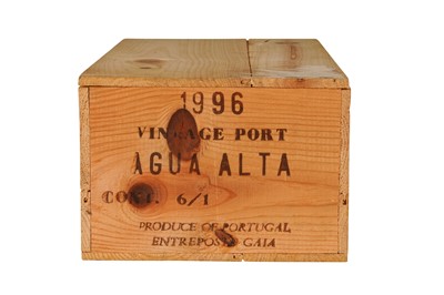 Lot 222 - PORT 1996 QUINTA DO AGUA ALTA CHURCHILLS VINTAGE PORT 6x75cl