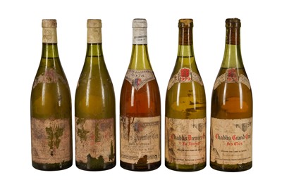 Lot 145 - BURGUNDY, WHITE 1970s VINTAGES CHABLIS PREMIER AND GRAND CRU 5x75cl