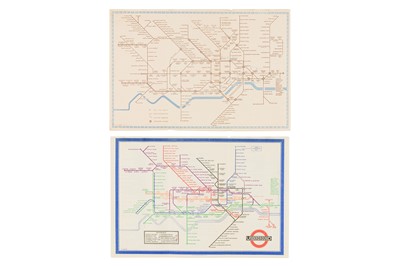 Lot 192 - London UndergrounD maps 1933 & 1940