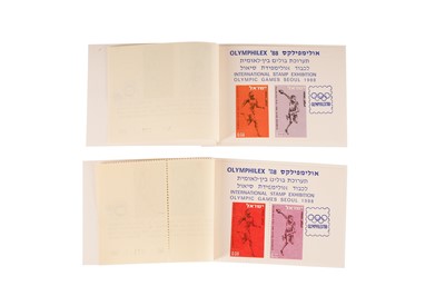 Lot 290 - Israel Korea 1988 Olympics Booklets