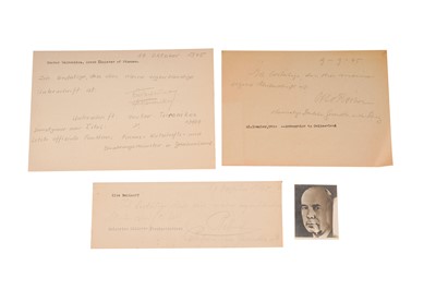 Lot 302 - 1945 Nazi Autographs Greece, Bulgaria, Switzerland before Nuremburg Trials