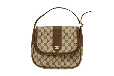 Lot 254 - Gucci Beige GG Supreme Crossbody Bag