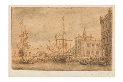 Lot 82 - ABRAHAM JANSZ STORCK (DUTCH, C. 1635-1708)