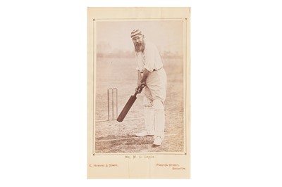 Lot 183 - Cricket. W.G.Grace, photograph, c. 1896-7