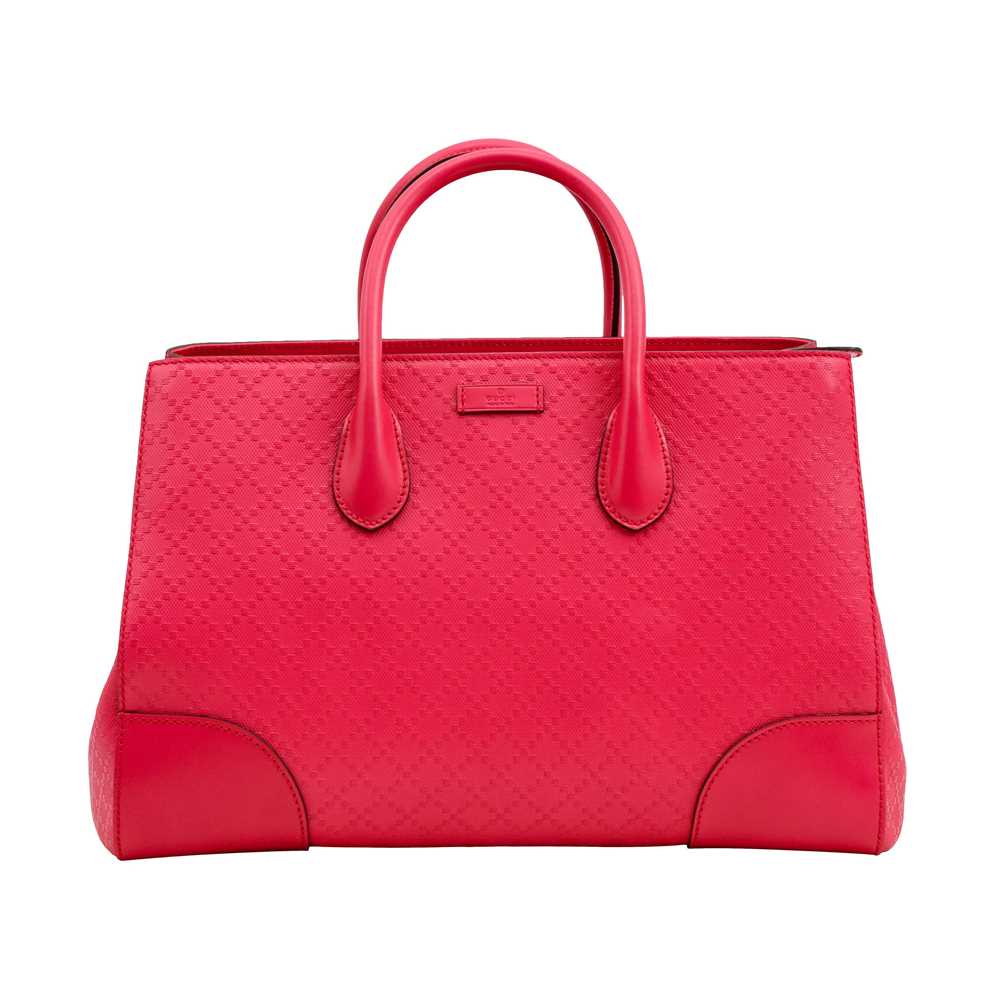 Lot 2 - Gucci Pink Bright Diamante Top Handle Bag