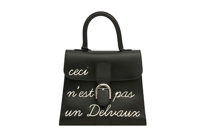 Lot 423 - Delvaux Black Brilliant L'Humour MM Top Handle Bag