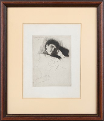 Lot 272 - HURBURT VON HERKOMER (BRITISH 1849-1914)