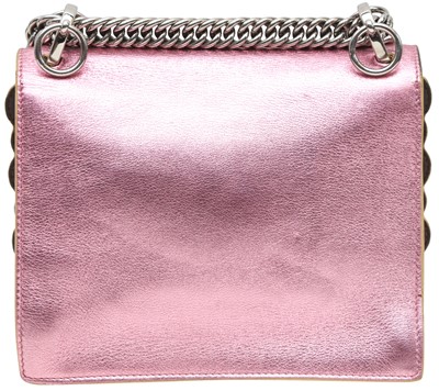 Lot 8 - Fendi Metallic Pink Mini Kan I Bag
