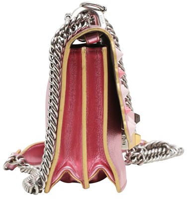 Lot 8 - Fendi Metallic Pink Mini Kan I Bag