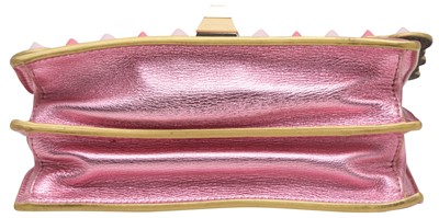 Lot 8 - Fendi Metallic Pink Mini Kan I Bag