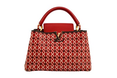 Lot 139 - Louis Vuitton Rouge Twiny Capucines PM Bag