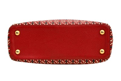 Lot 139 - Louis Vuitton Rouge Twiny Capucines PM Bag