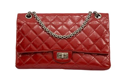 Lot 178 - Chanel Burgundy 2.55 Reissue 226 Double Flap Bag