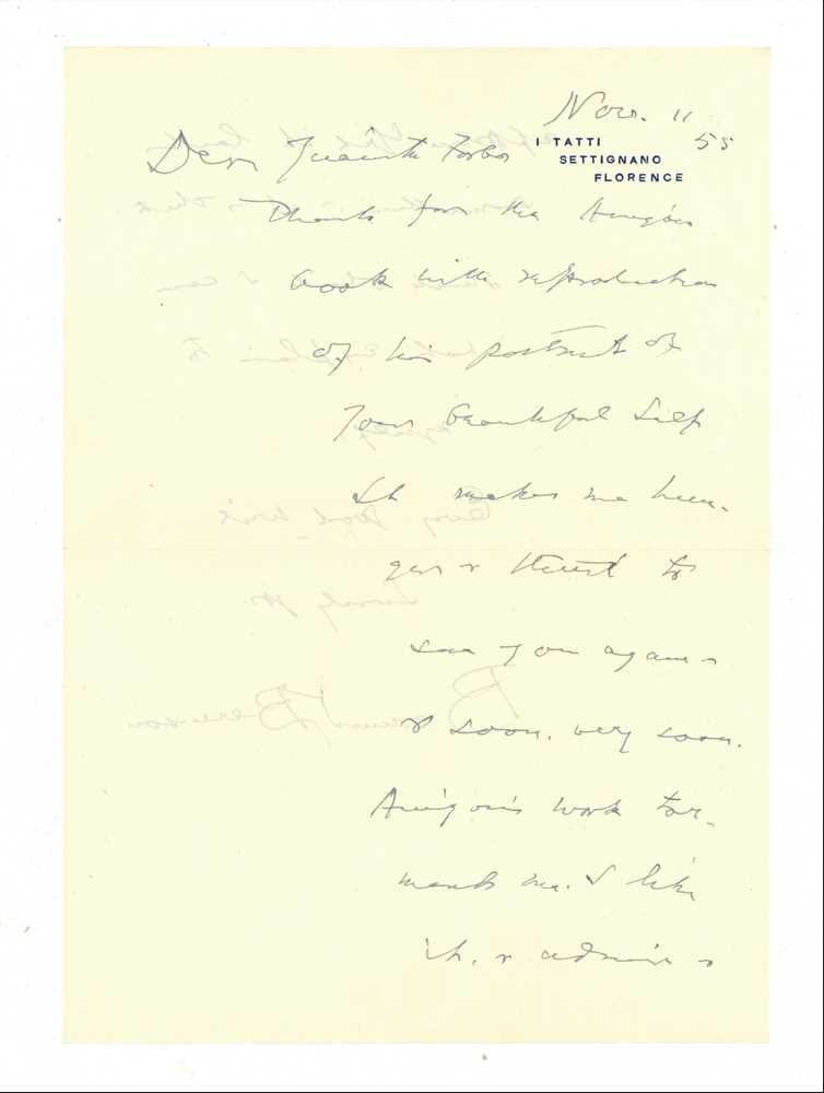 Lot 4 - Berenson (Bernard)