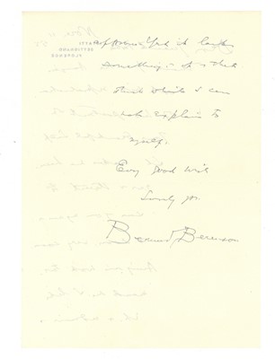 Lot 4 - Berenson (Bernard)