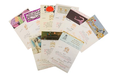 Lot 407 - A COLLECTION OF CHÅTEAU MOUTON ROTHSCHILD WINE LABELS