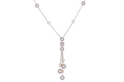 Lot 103 - BULGARI | 'B.ZERO1' DIAMOND NECKLACE