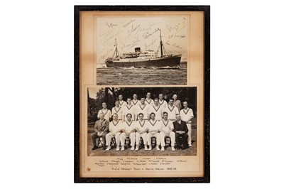 Lot 623 - M.C.C. Cricket Team- South Africa 1948/1949